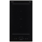 Поверхность индукционная KRONA ETERNO 30 BL (Черный  / 2 конфорки / 1,8 кВт / 2,1 кВт / Flex зона 3,6 кВт / стеклокерамика / STOP&GO / 3,6 кВт) Чёрный