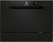 Машина посудомоечная отдельностоящая компактная Electrolux ESF2400OK (6 комплектов / Расход воды - 6,5 л / AquaStop / Чёрная)