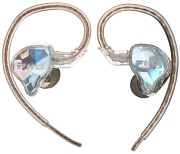 Проводные IEM наушники FIIO JD10, (кабель 1.2 м/ Type-C), Прозрачные