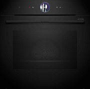 Духовой шкаф Bosch HBG9763B1S (Serie8 / 71 л / до 300 °C / чёрное стекло / Гриль / Пиролиз / Home Connect / Термощуп PerfectRoast / SoftClose / A+) Чёрный
