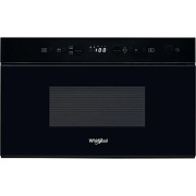 Микроволновая печь встраиваемая Whirlpool W67 MN840 NB (Чёрное стекло / 22 л / ширина - 59,5 см / 750 Вт / Гриль - 700 Вт / JetDefrost 3D) Чёрный