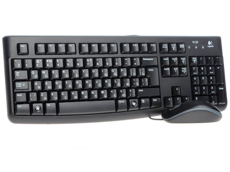 Logitech MK120 Desktop Black USB 920 002561