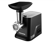 Мясорубка Redmond RMG-1239-6 (1340 Вт / 1.6 кг/мин / корпус - пластик / лоток - пластик / реверс / 7 насадок / чёрный)