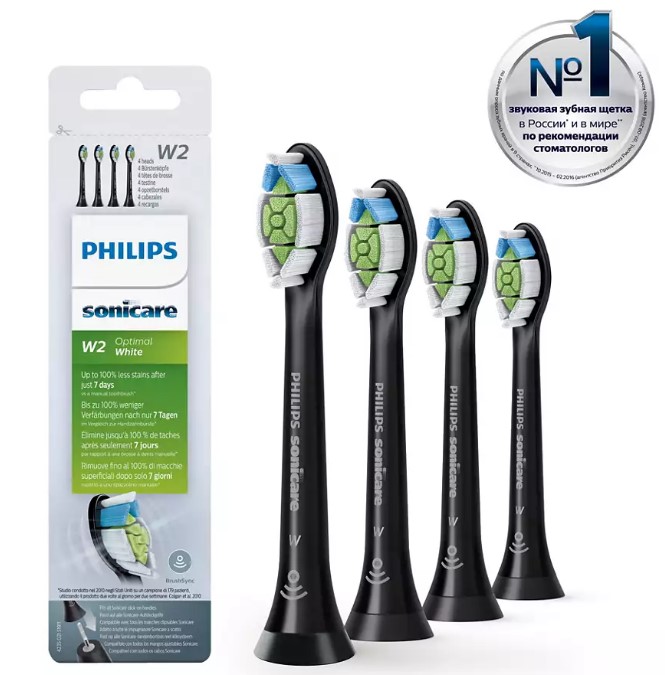 Насадка для зубных щеток Philips HX6064/11 Optimal White (4 шт)