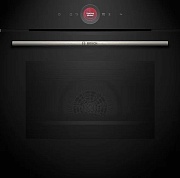 Духовой шкаф Bosch HBG7721B1 (Serie8 / 71 л / до 300 °C / чёрное стекло / Гриль / Пиролиз / Home Connect / Hotair Gentle / SoftClose / A+)