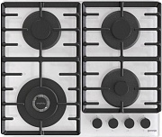 Поверхность газовая Gorenje GTW642SYW (Simplicity 2.1 / белый / закаленное стекло / чугун / WOK) Белый