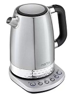 Чайник MARTA MT-4572 (2200Вт / 1,8л / металл / контроль температуры) Серебристый