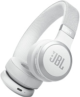 Беспроводные наушники JBL Live 670NC, (Bluetooth 5.3, кабель 1.2 м, SBC), Белые