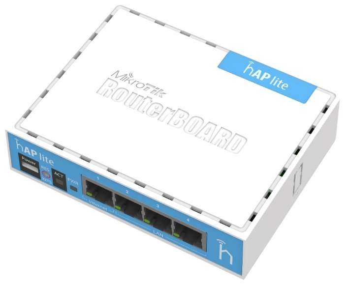 Маршрутизатор Mikrotik hAP lite (RB941-2nD) N300 Wi-Fi роутер