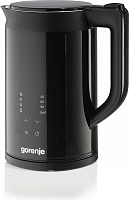 Чайник Gorenje K17DWDII  (2200 Вт / 1.7 л / металл/пластик / чёрный / контроль температуры)