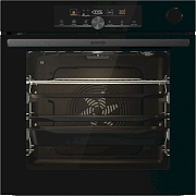 Духовой шкаф с добавлением пара Gorenje BPSA6747A08BG (Advanced/Чёрный/SilverMatte/IconLED+/AirFry+/AquaClean/WarmPlate/пиролиз/телескоп)