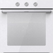 Духовой шкаф Gorenje BO6725E02WG (Essential / 77 л / до 300 °C / Белый, стекло / AquaClean / PerfectGrill / съемные направляющие / А)