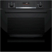 Духовой шкаф Bosch HBG536EB4 (Serie6 / 71 л / до 275 °C / чёрное стекло / Гриль / Телескоп. напр. (x1) / EcoClean Direct задняя стенка / SoftClose /A)