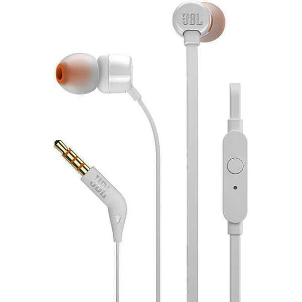 Наушники с микрофоном JBL T110 White