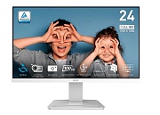 Монитор 24" MSI PRO MP2412W White VA/1920x1080/1 мс/250 кд/м2/HDMI/DP/100 Гц