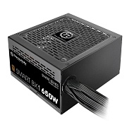 Блок питания Thermaltake ATX  650W  Smart BX1 80+ Bronze, APFC, 20 + 4 pin, 4+4 pin CPU, 6 SATA, 6+2 pin x2 PCI-E (PS-SPD-0650NNSABE-1) 