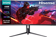 Монитор 34" Hisense 34G6Q-Pro with Audio VA/3440x1440/1 мс/320 кд/м2/HDMI/DP/240 Гц
