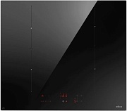 Поверхность индукционная Elica RATIO CONNEX 604 PLUS BL (Черная / стеклокерамика / 4 конфорки (2.1/2.1/1.4/2.3кВт)/ Booster / Bridge / 7.2 кВт)
