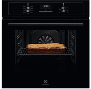 Духовой шкаф Electrolux EOF3H40BK (SurroundCook 600 / 65 л / до 275°C / Чёрный / AquaClean / боковые. напр.)