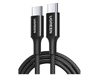 Кабель Type-C - Type-C Ugreen L502, 100W, 5A, длина - 2.0 метра, черный (65250)