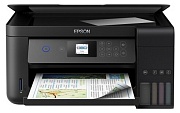 МФУ EPSON L4266/A4/4-цв/СНПЧ/USB+WiFi [Картриджи 101-C13T03V14A/C13T03V24A/C13T03V44A/C13T03V34A] Чёрный