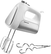 Миксер Brayer BR1303 (500 Вт/ ручной/ скоростей 5/ корпус нерж. сталь/ насадок 4 шт/ турборежим/ белый)