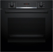 Духовой шкаф Bosch HBA534EB3 (Serie4 / 71 л / до 275 °C / Чёрное стекло / Гриль / телескоп. направляющие(x1) / Катализ / SoftClose / A+) Чёрный