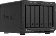 Сетевой накопитель NAS Synology DS620slim, 6x 2.5", Intel J3355, 2 ГБ, 2xSSD NVMe, 2хUSB 3.2 Type-A, 2*RJ-45 1Гбит/с