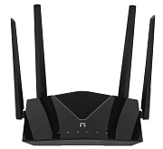 Роутер беспроводной Netis NX10 AX1500 10/100/1000BASE-TX черный 