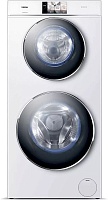 Стирально-сушильная машина Haier HWD120-B1558U (WashTower / 60см / 8/4кг / 1500об / пар / Direct Motion / Smart Dual Spray / Drum Light)