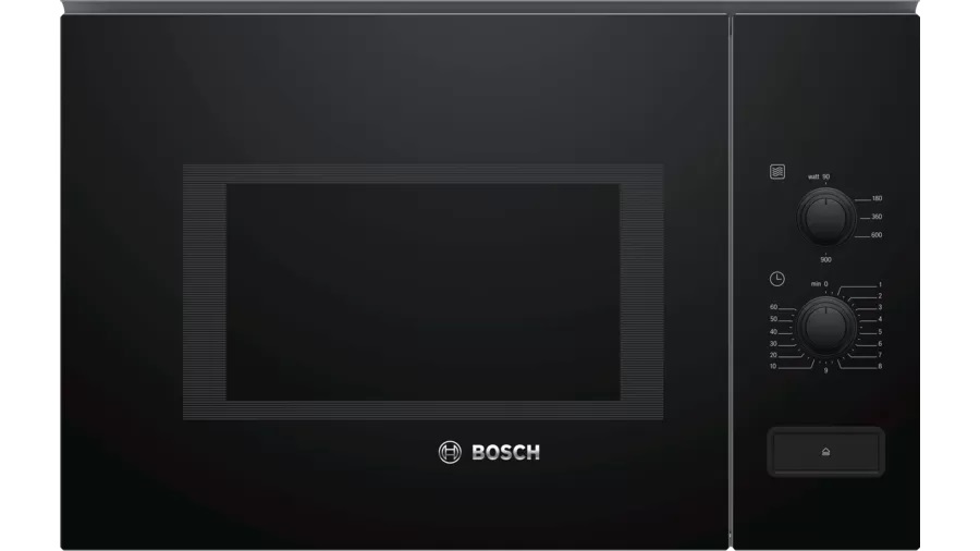 Микроволновая печь встраиваемая Bosch BFL550MB0 (Serie6 / черный / 25л / ширина - 59,4 см / 900Вт / Autopilot7)