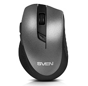 Беспроводная мышь SVEN RX-425W (2,4 GHz/ 1600 dpi), Серая
