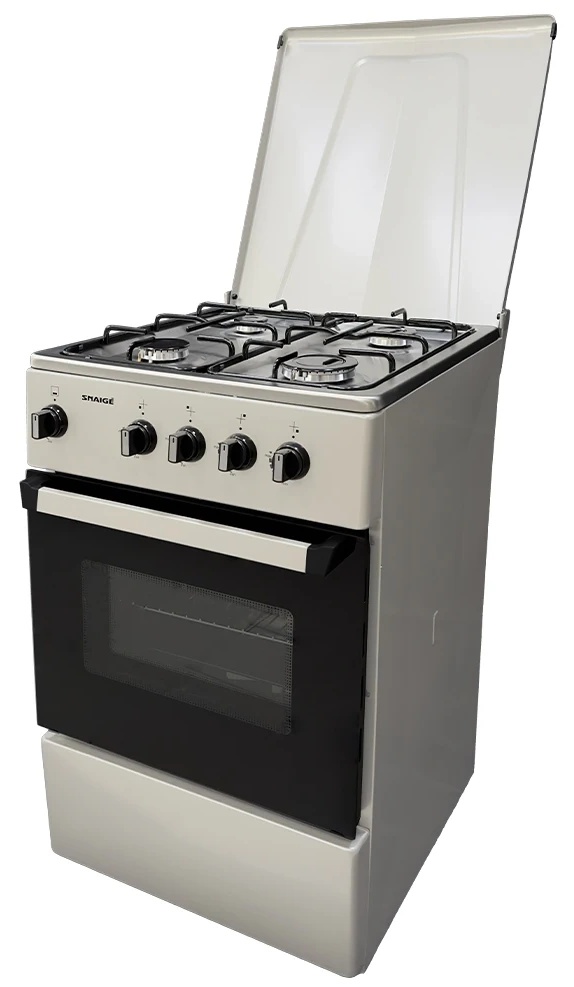 Плита газовая Snaige SNFG-50SL (Серебряная / Электроподжиг / Газконтроль духовки)