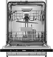 Машина посудомоечная встраиваемая 60 см Haier HDWE14-292RU (14 комплектов / 2 полки / расход воды - 10 л / Луч на полу / Aquastop / А)