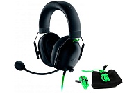 Игровые наушники с микрофоном Razer BlackShark V2 X, черный Зеленый