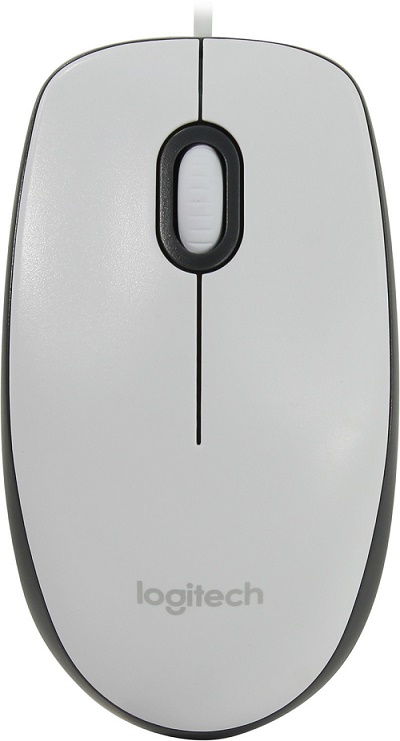 Мышь Logitech M100 USB White (1600dpi, optical, 3btn+Roll) Retail 910-005004