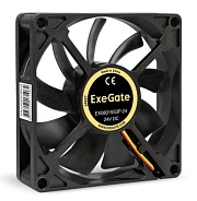 Вентилятор ExeGate EX08015S3P-24, 80x80x15 мм, подшипник скольжения, 3pin, 2500RPM, 30,1dBA 