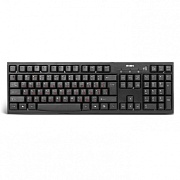 Клавиатура SVEN Standart 304* USB+HUB, черный Черный матовый