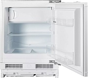 Холодильник встраиваемый Haier HUR100RU (Объем - 100 л / Морозилка - 13 л / Высота - 82 см / Жесткое крепление фасада / Капельная система / однодверн) Белый