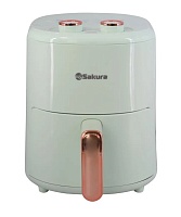 Аэрогриль Sakura SA-7677GR (1200 Вт, 4 л, упр. - механическое, программ - 9, таймер - 30 мин) 