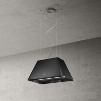 Вытяжка островная Elica IKONA LIGHT BL/F/60 (710 м³/ч / 267 Вт / LED освещение 1 x 7 Вт / ширина - 59,8 см / Чёрный) Черный матовый