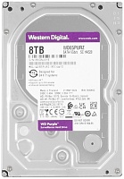 Жесткий диск 8 000Gb WD 256Mb SATA WD85PURZ Purple  для систем наблюдения 