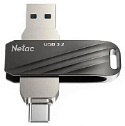 Память USB3.2+TypeC Dual Flash Drive 32Gb Netac US11 /NT03US11C-032G-32BK/