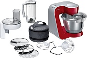 Кухонный комбайн Bosch MUM58720 (1000Вт / 3.9л / блендер, тёрка, венчик / красный) 