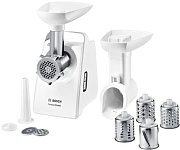 Мясорубка Bosch MFW3X14W (2000 Вт/ 2,5 кг/мин/ реверс/ белый)