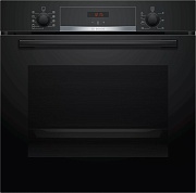 Духовой шкаф Bosch HBA534BB0 (Serie4 / 71 л / до 275 °C / Чёрное стекло / Гриль / съемные направляющие / EcoClean Direct (задняя стенка) / A) Чёрный