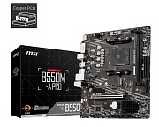 Материнская плата MSI B550M-A PRO / AM4, AMD B550, 2xDDR4,1xM2,4xSATA, DVI, HDMI, microATX / 