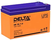 Батарея 12V/ 7,2Ah DELTA HR 12-7.2 клеммы F2 срок службы 8лет