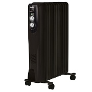 Масляный радиатор Ballu Classic black BOH/CL-11BRN 2200 (2200 Вт, площадь - 27 м², термостат) 