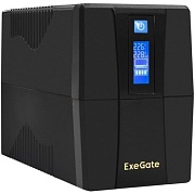 ИБП Exegate SpecialPro Smart LLB-600.LCD.AVR.2SH <600VA/360W, LCD, AVR, 2*Schuko, Black> EX292765RUS